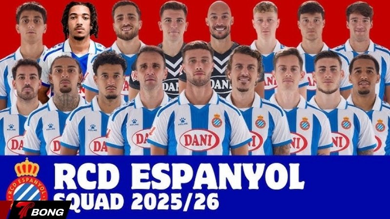 Đội hình đầy đủ mùa giải hiện tại của Espanyol